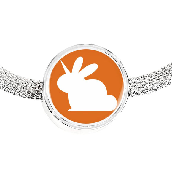 Conecornio logo Pulsera y Charm Naranja
