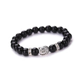 Pulsera Unisex Cuentas de Piedra Buda