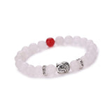Women Men Bracelet Buddha Elastic Beaded Bracelet Chain Charm Bracelets Jewelry